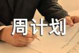 精選周計(jì)劃3篇