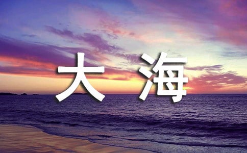大海的作文8篇(優(yōu)秀)