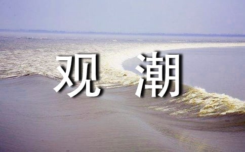 《觀潮》教學(xué)反思集