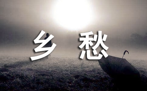 鄉(xiāng)愁的詩句14篇